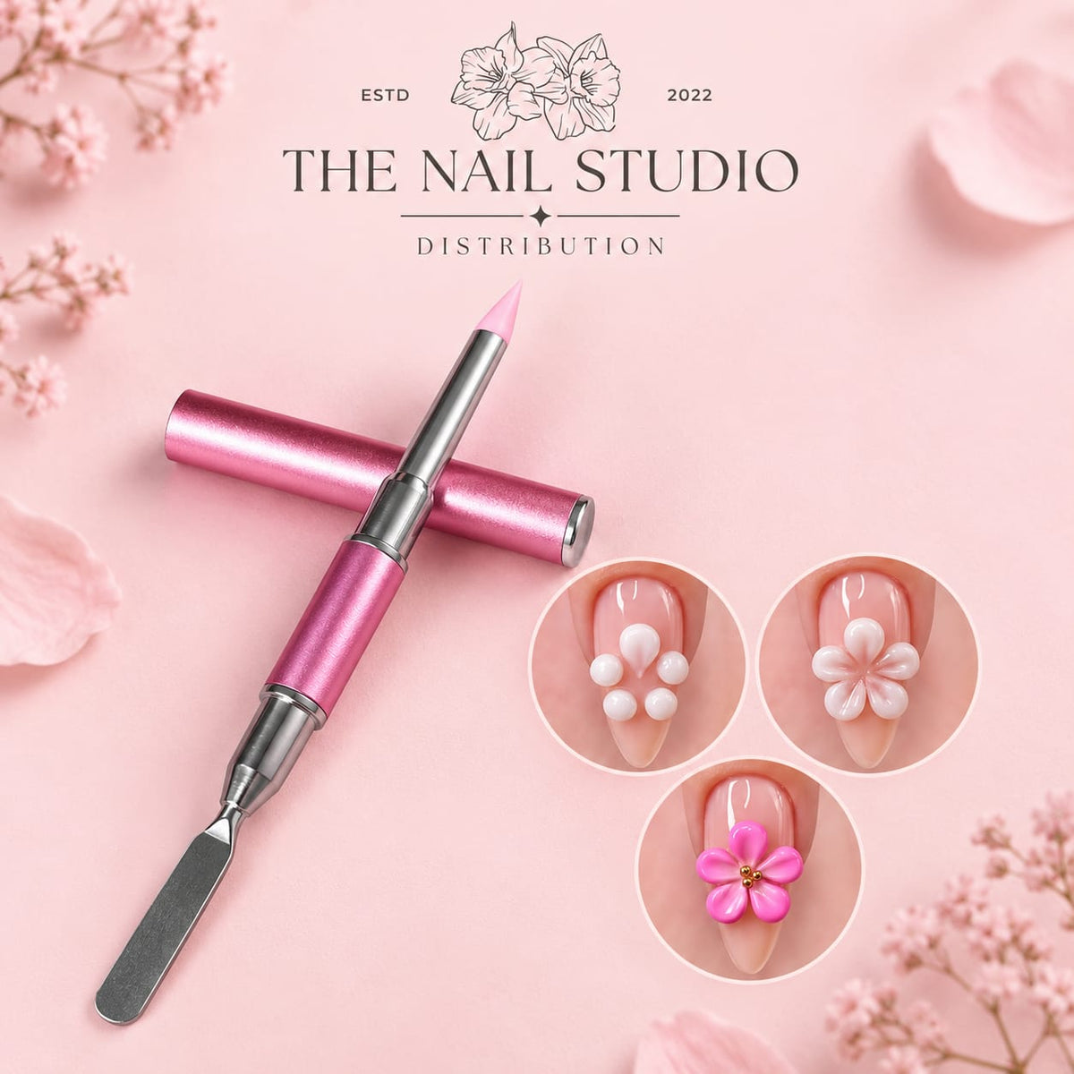 2-in-1 Nail Art Carving & Sculpting Tool
