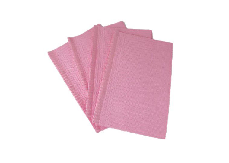 Disposable Lint Free Table Mat – 125pcs Pink