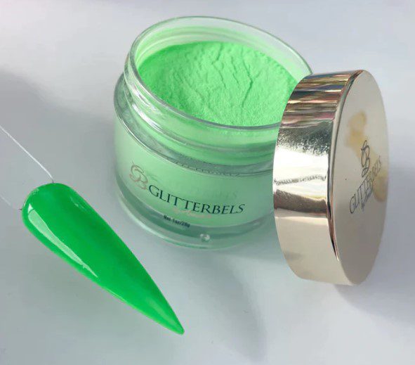 GLITTERBELS HIGHLIGHTER GREEN 2