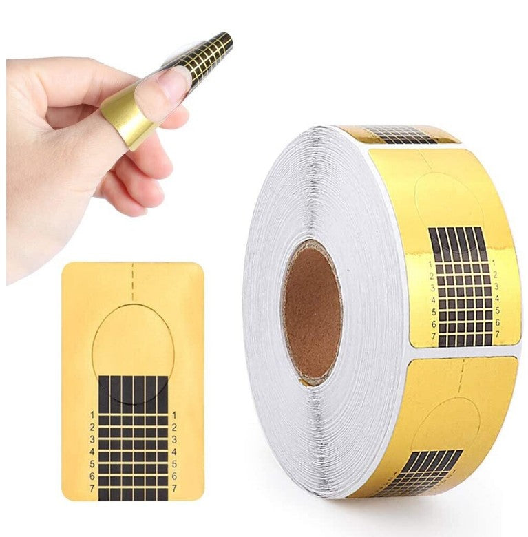 Nail Forms Gold 500pcs ( Square)