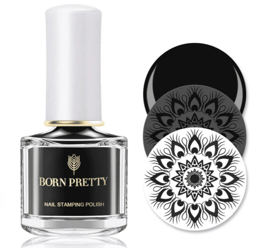 Born Pretty Stamping Polish - Black