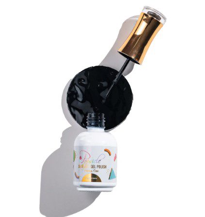 Black Stiletto Gel Polish