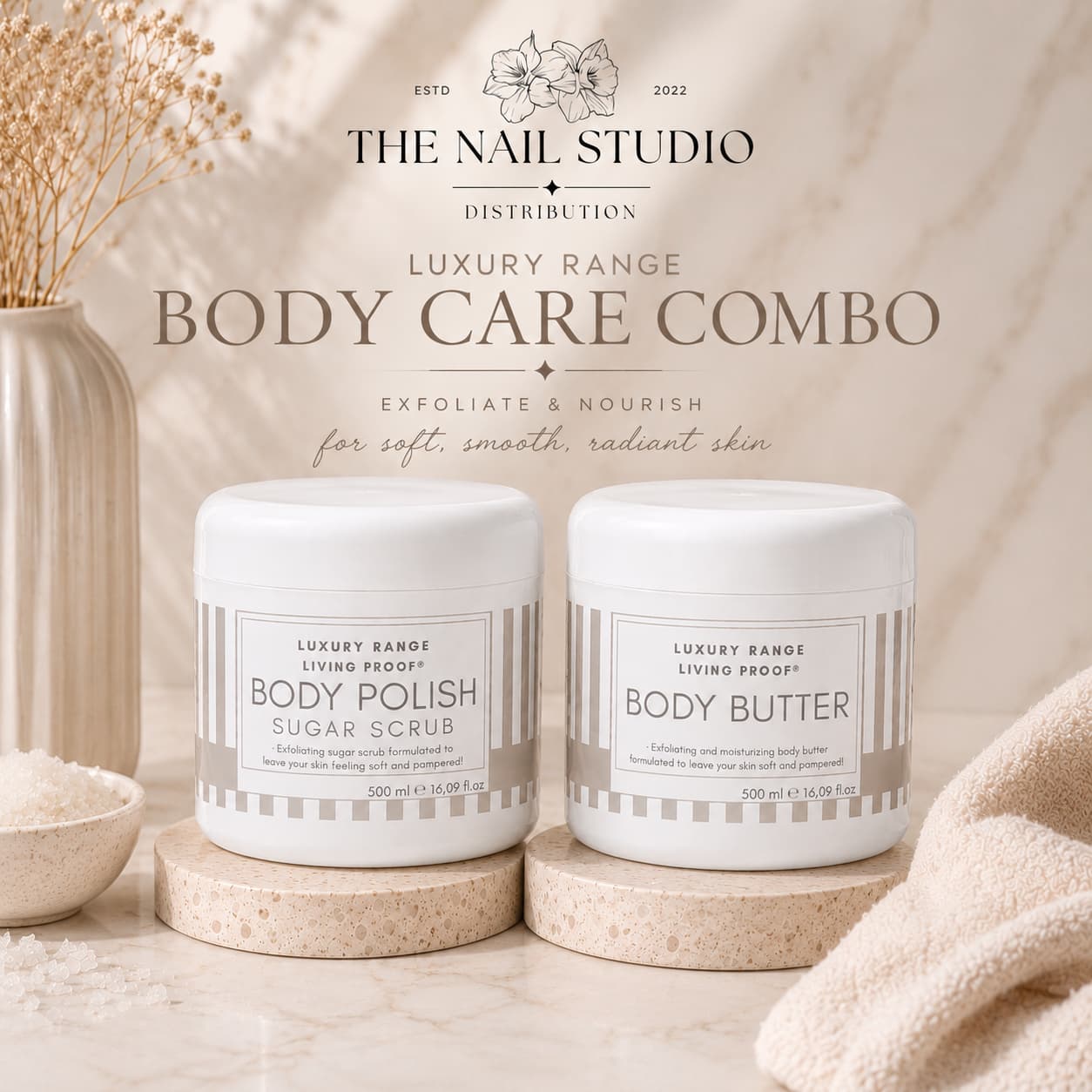 Body Polish Sugar Scrub & Body Butter Combo