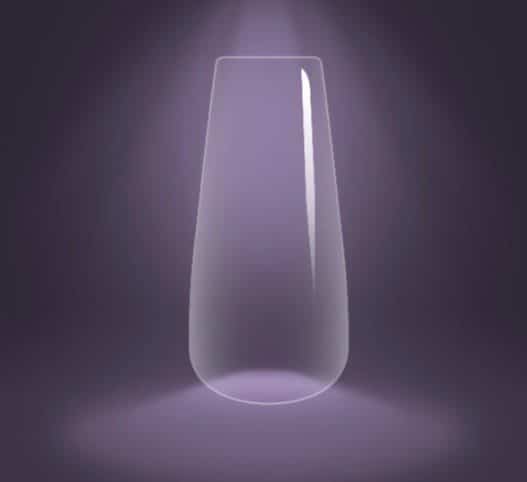 Coffin Medium Full Cover Flexi Gel Soft Gel Tips