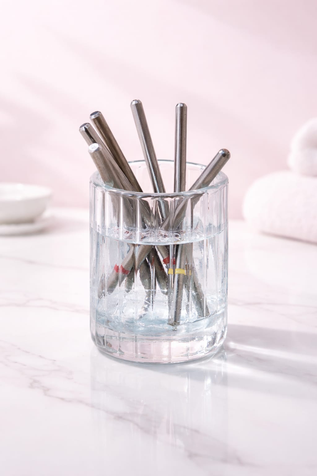 Nail Bit Disinfecting Glass