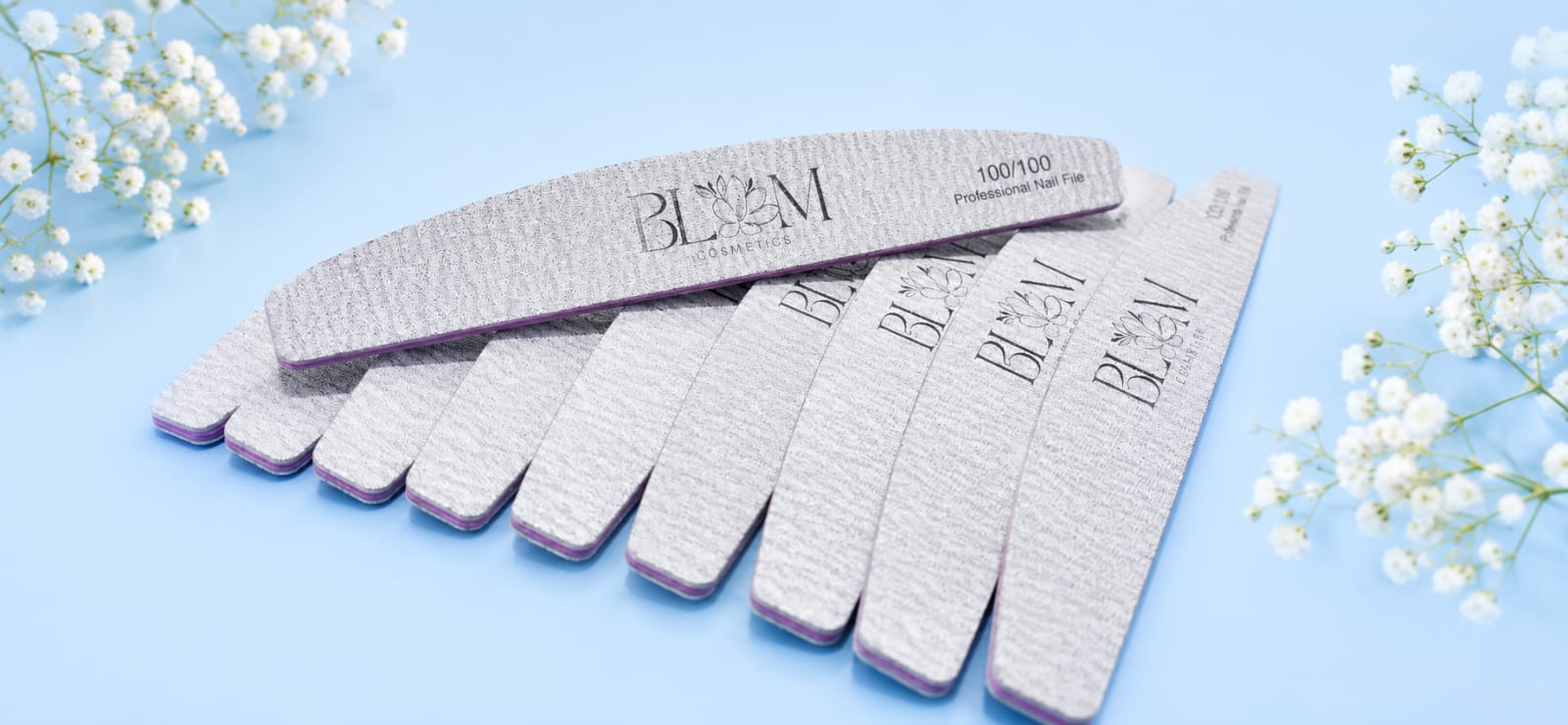 Blom Elite Nail Files - 10 Pack Bundle
