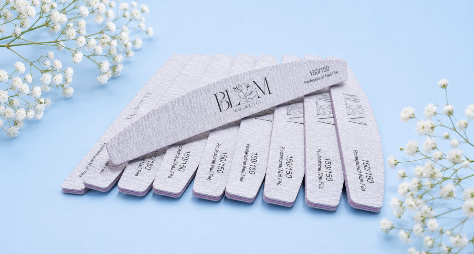 Blom Elite Nail Files - 10 Pack Bundle