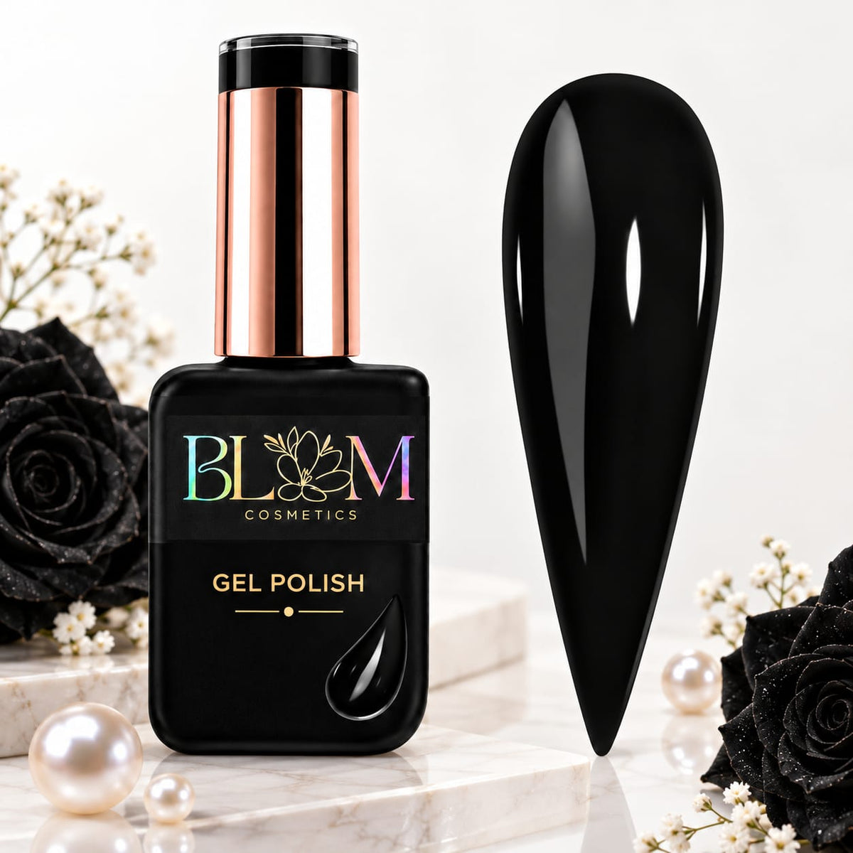 Gel Polish Black  - GP014