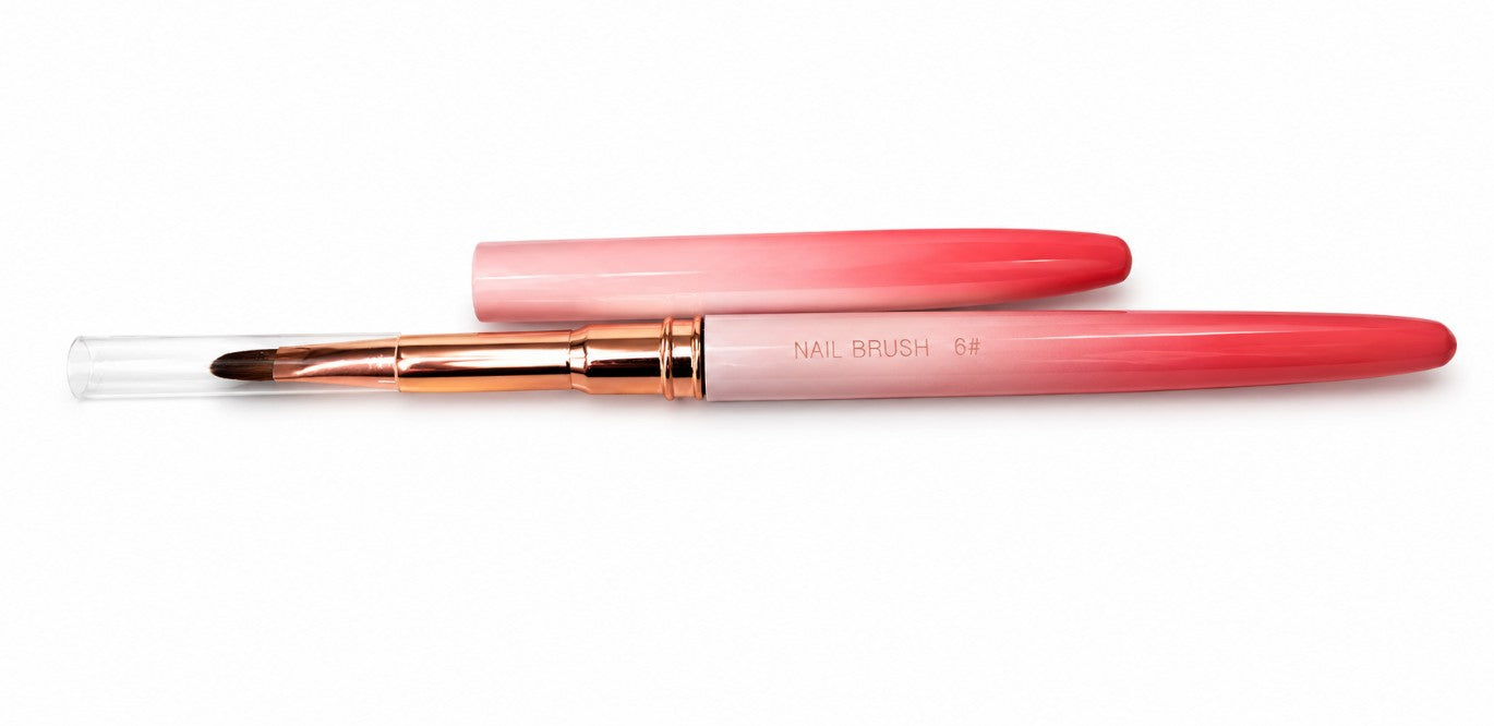 Pink Luxe Gel Brush #6