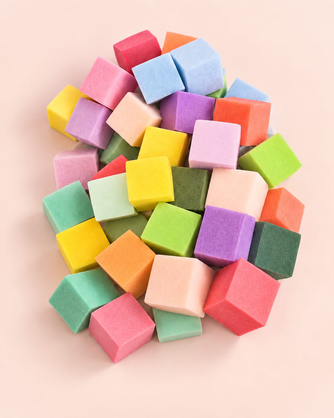 Mini Gradient sponges 50pcs - Multi Colou