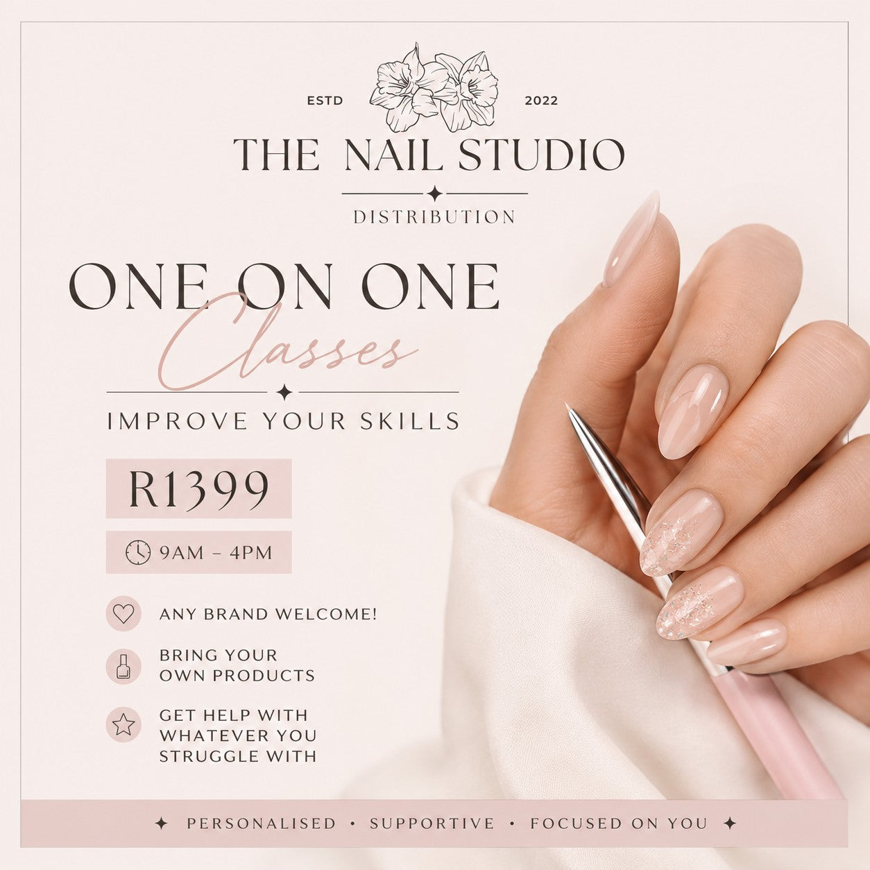 One-on-One Nail Training | Improve Your Skills