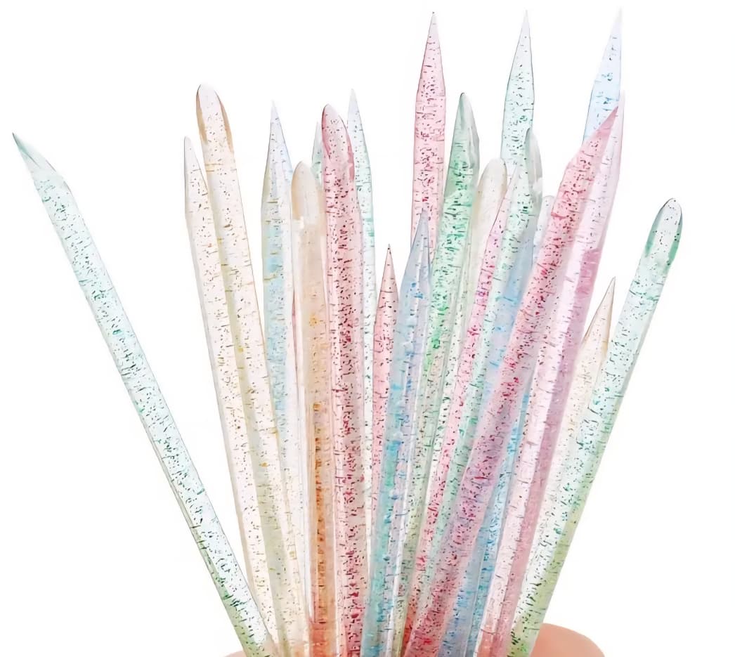 Plastic cuticle pusher