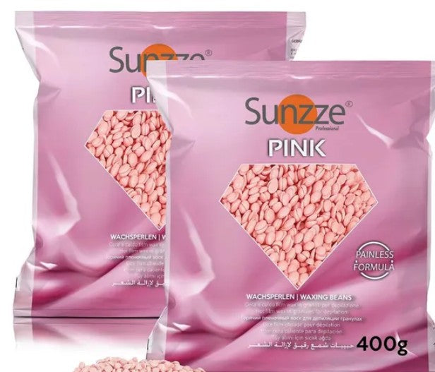 Sunzze Pink Brazilian Wax Beans 400g