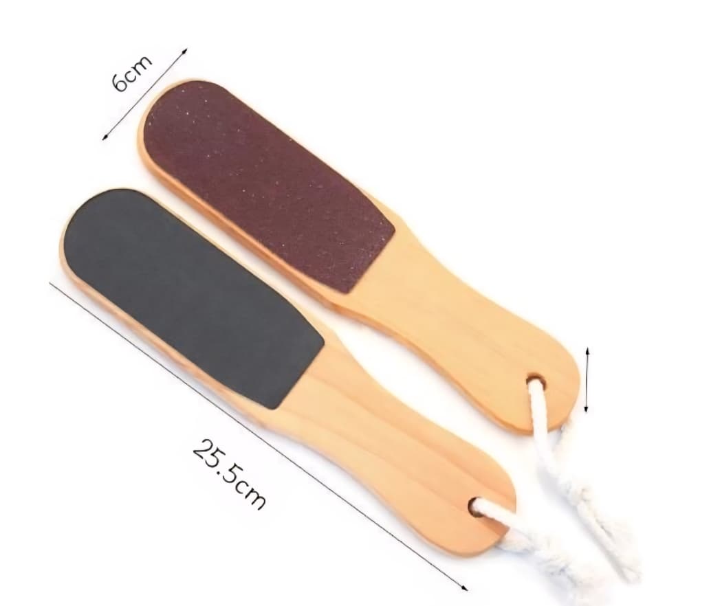 Wooden foot file